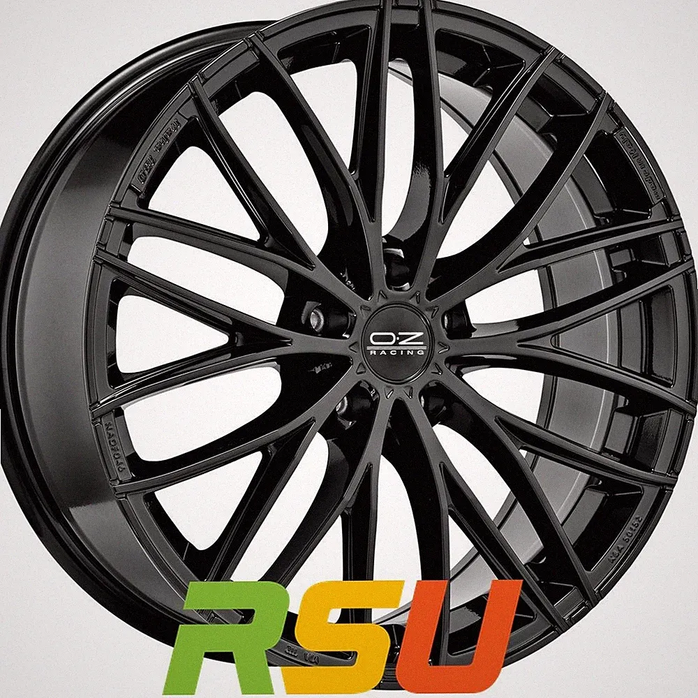 OZ Italia 150 gloss black 8x18" ET45 LK5 114.3 ML 75 Alufelgen 18 Zoll