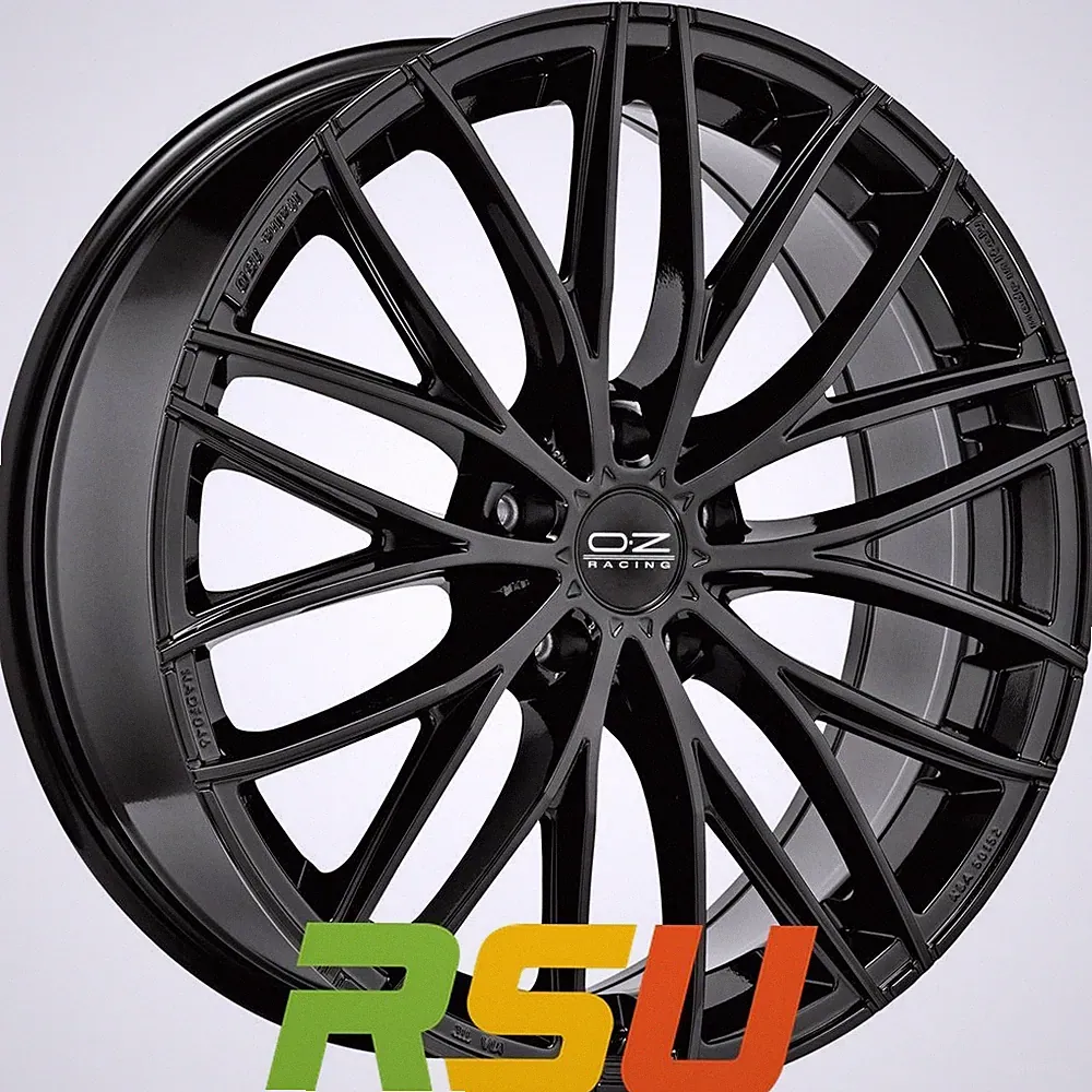 OZ Italia 150 gloss black 8x18" ET48 LK5 112 ML 75 Alufelgen 18 Zoll