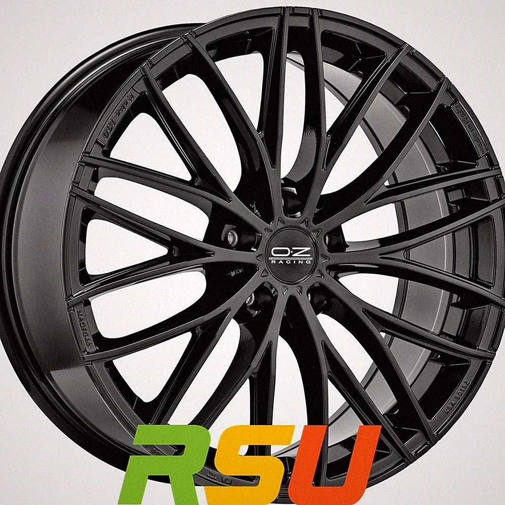 OZ Italia 150 gloss black 8x19" ET35 LK5 112 ML 75 Alufelgen 19 Zoll