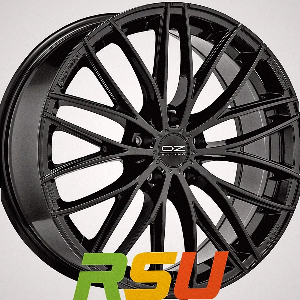 OZ Italia 150 gloss black 8x19" ET48 LK5 112 ML 75 Alufelgen 19 Zoll