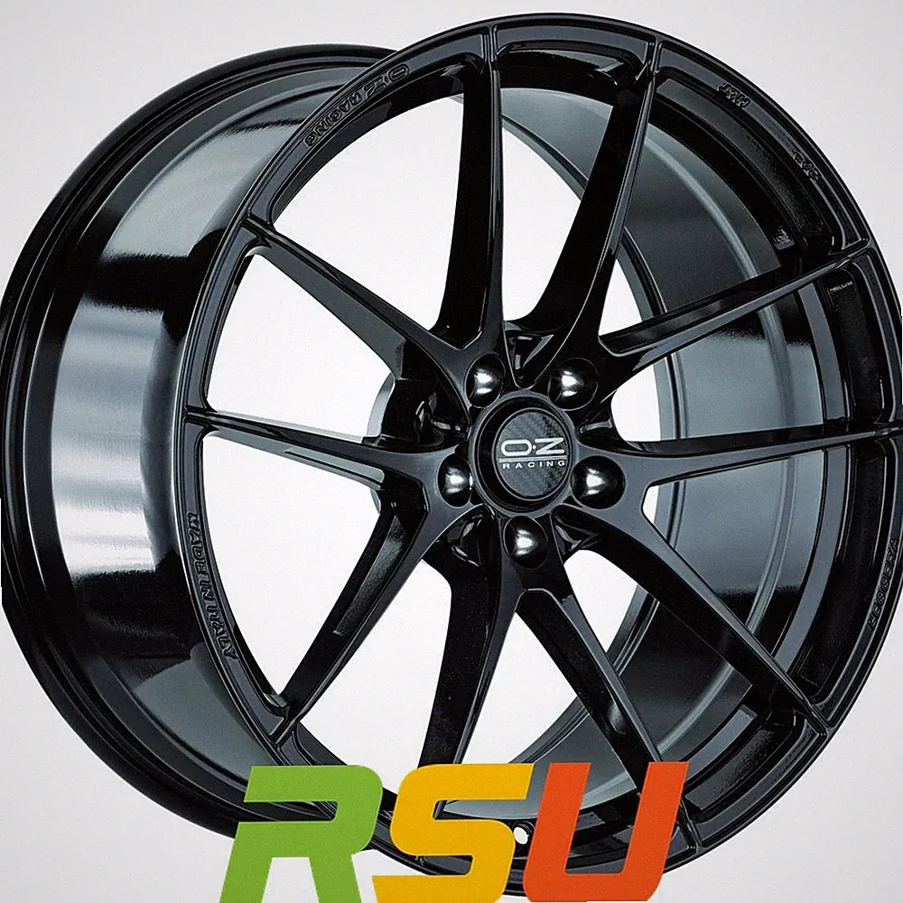 OZ Leggera HLT gloss black 9x19" ET30 LK5 112 ML 75 Alufelgen 19 Zoll