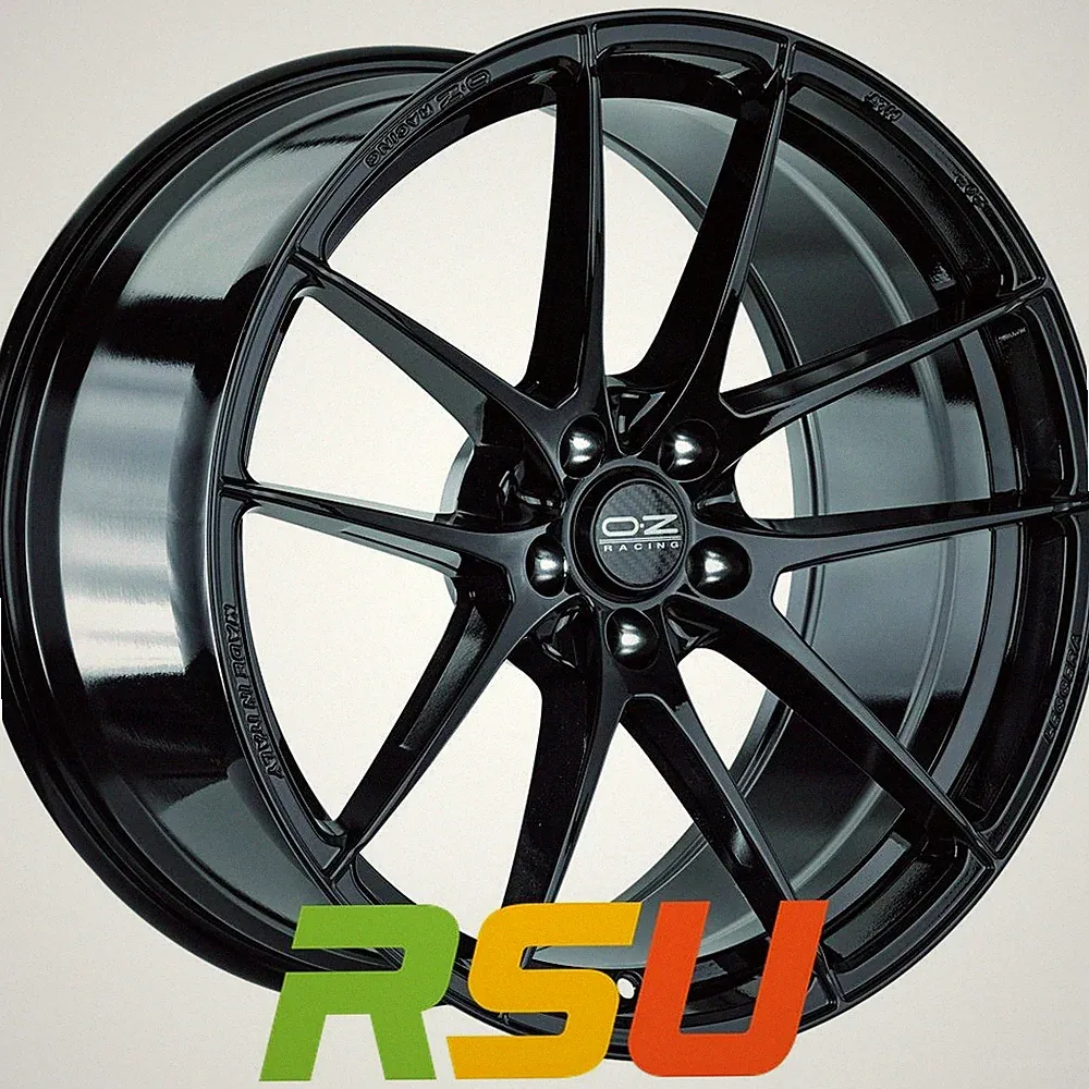 OZ Leggera HLT gloss black 9x21" ET37 LK5 112 ML 75 Alufelgen 21 Zoll