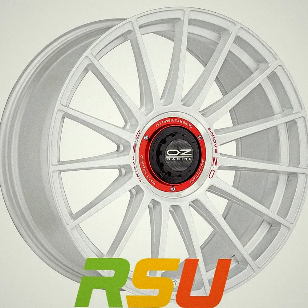 OZ Superturismo Evoluzione WRC white 8x18" ET48 LK5 112 ML 75 Alufelgen 18 Zoll