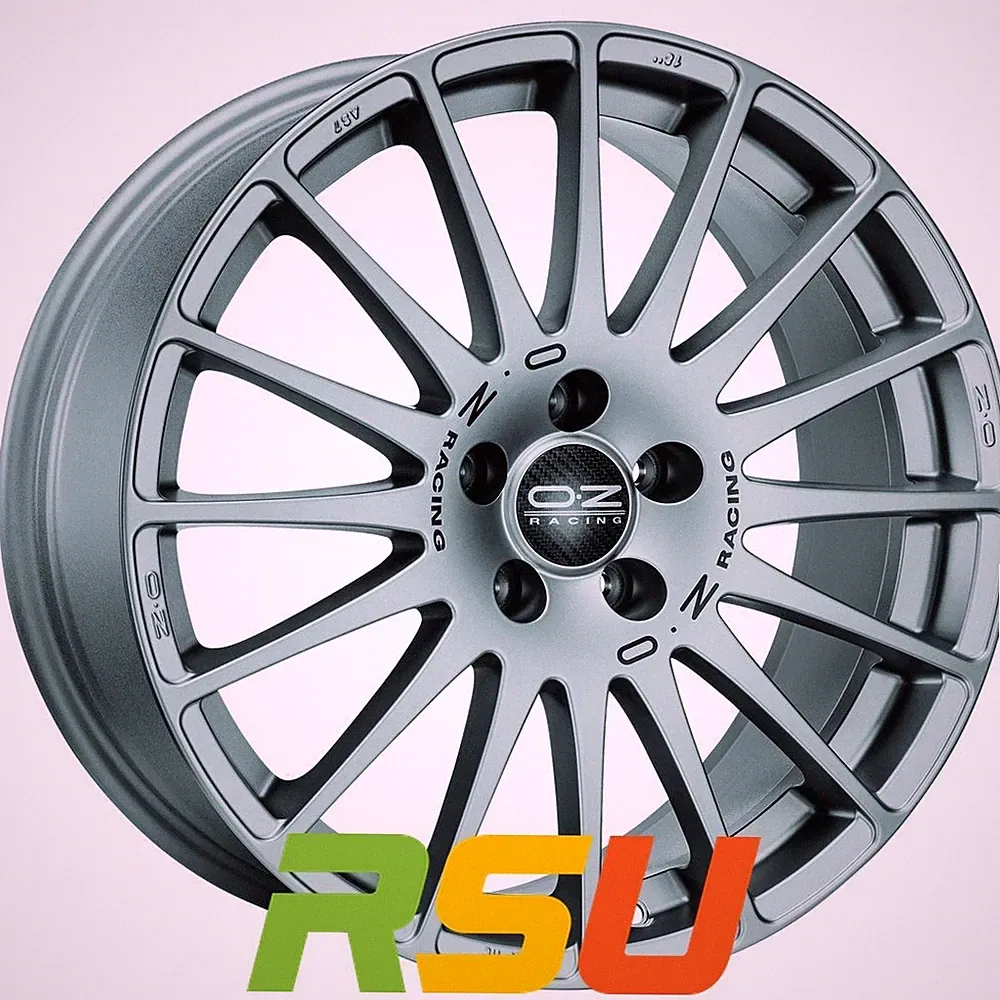 OZ Superturismo GT grigio corsa 8x19" ET35 LK5 112 ML 75 Alufelgen 19 Zoll