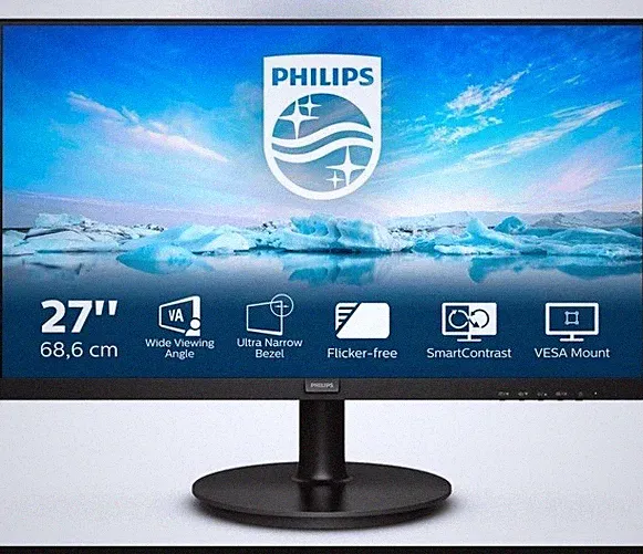 Philips 271V8L 27 Zoll FHD VA LCD Monitor - Schwarz - 271V8L/00