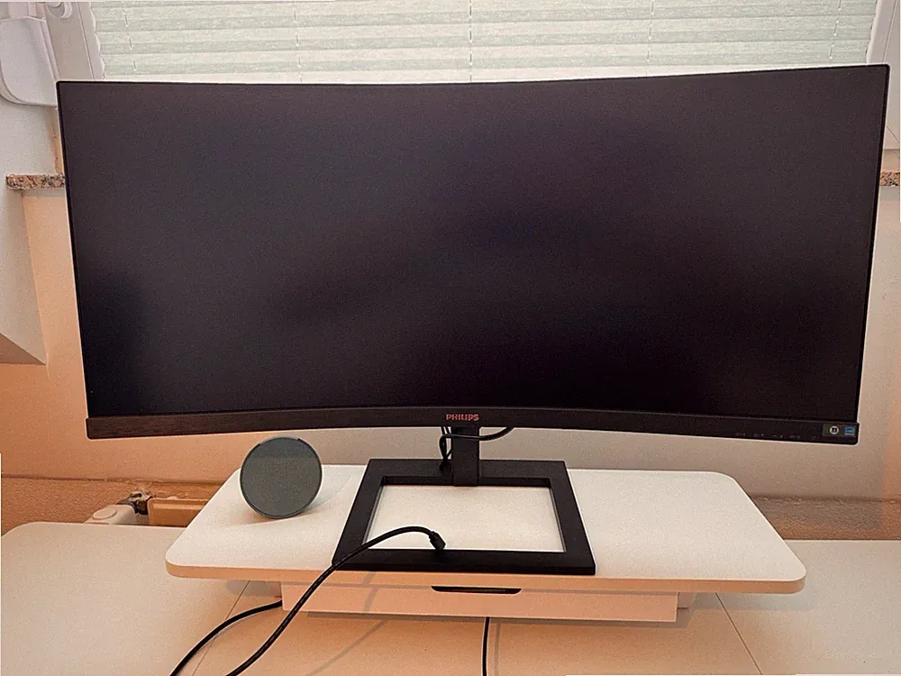 Philips 346E2CUAE 34 Zoll Curved Monitor UWQHD 3440x1440 75Hz USB-C