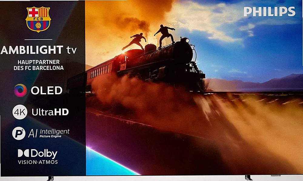 Philips 48OLED760/12 OLED-TV Ambilight, P5 AI Bildoptimierung, Dolby Vision, Gam