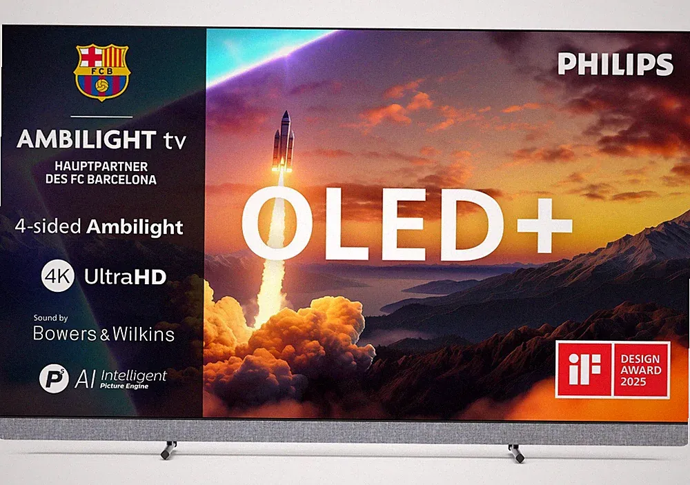 Philips 55OLED910 OLED TV (55 Zoll (139 cm), 4K UHD, HDR, Smart TV - Aussteller