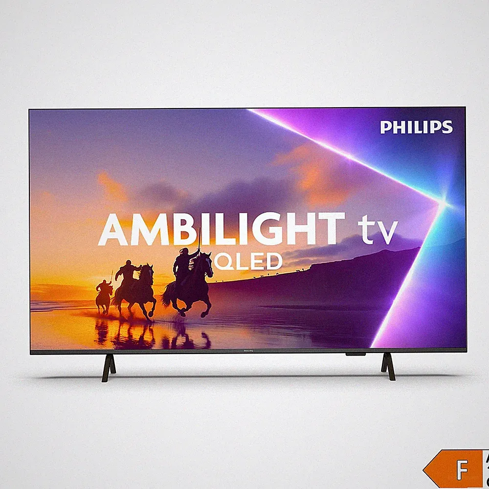 Philips 55PUS8450/12 4K QLED Smart TV, Ambilight WLAN Schwarz