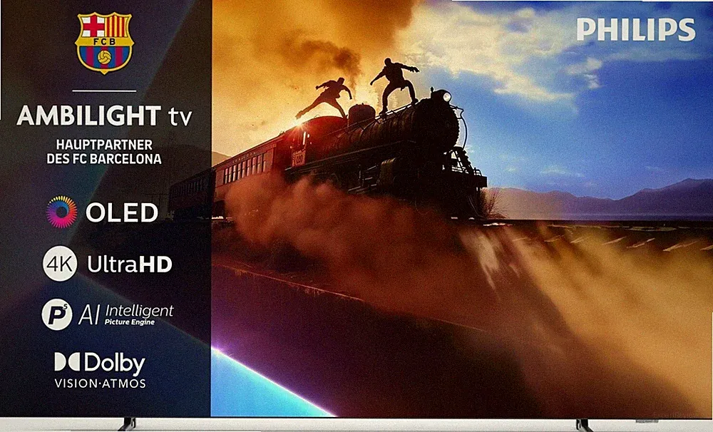 Philips 65OLED760 Ambilight 4K OLED Smart TV - 65 Zoll Display mit P5 AI Perfect