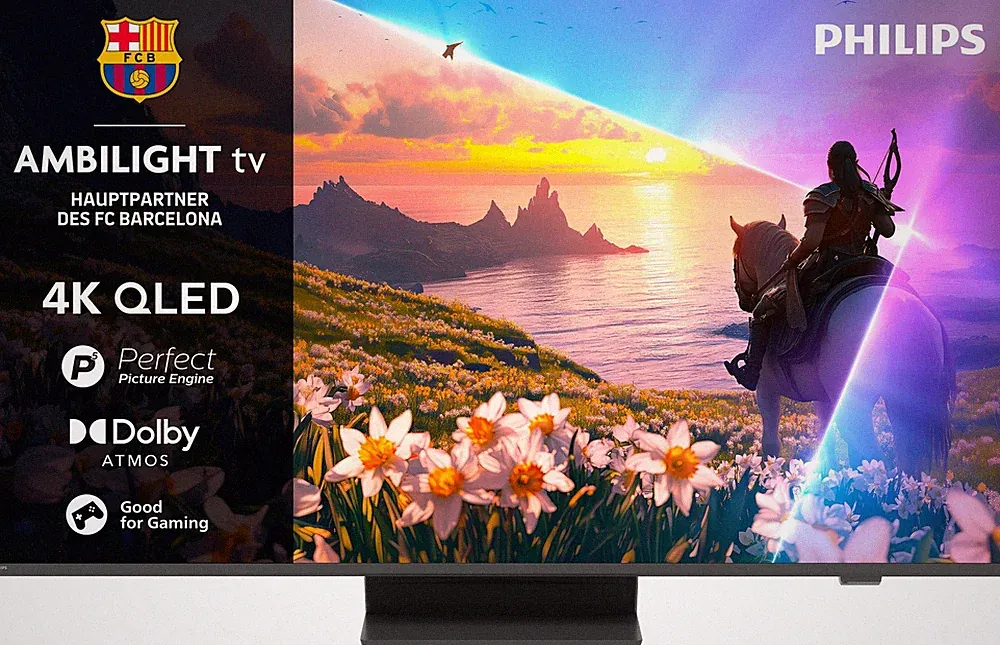 PHILIPS 65PUS8600/12 QLED-Fernseher 65Zoll 164cm Smart-TV Ambilight 4K B-WARE