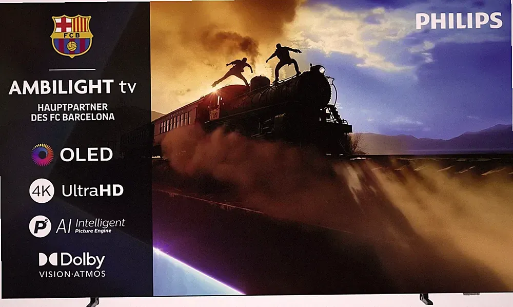 Philips 77OLED760/12 OLED-Fernseher,194 cm, 4K, Ambilight 3-seitig, Dolby Atmos