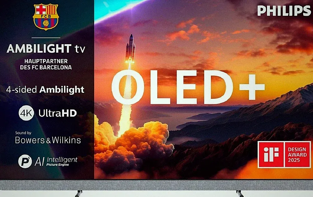 Philips 77OLED910 (77 Zoll), 4K-Fernseher, HDR, OLED, Ambilight, Smart TV, WLAN