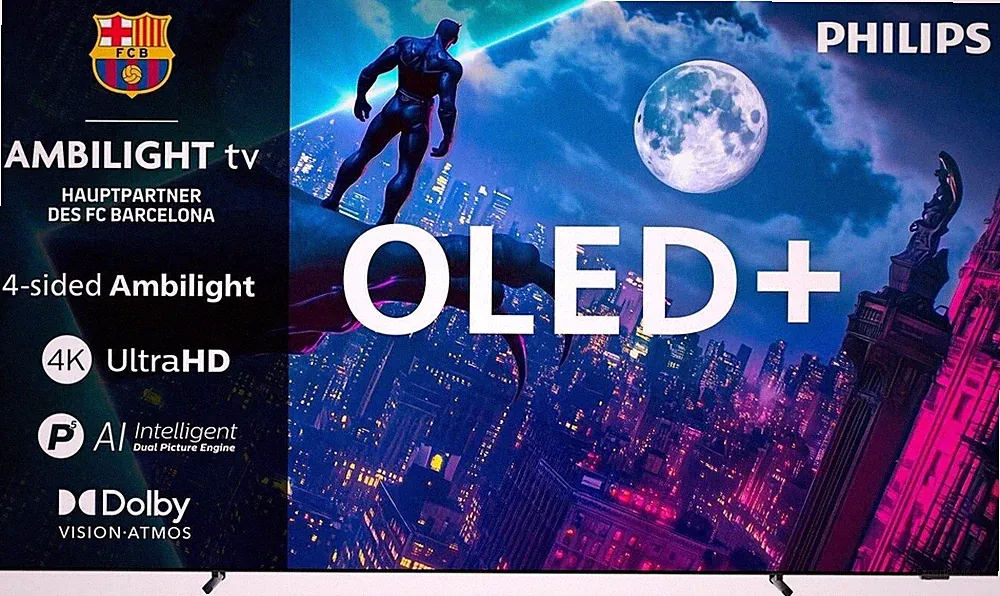 Philips 77OLED950 OLED Fernseher (77 Zoll (194 cm), 4K UHD, HDR, Smart TV