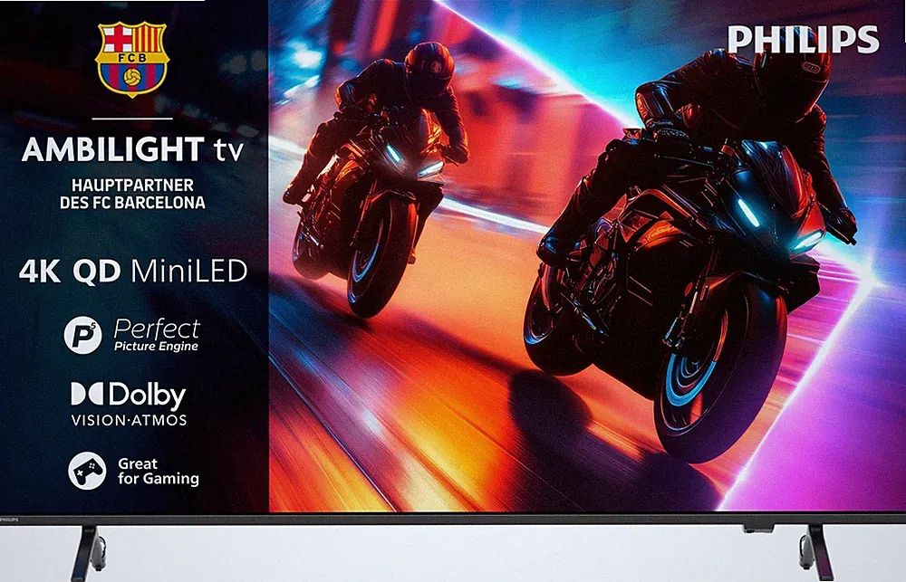PHILIPS 85MLED910/12 QLED Mini LED-Fernseher 85Zoll 215cm 4K UHD Smart-TV B-WARE