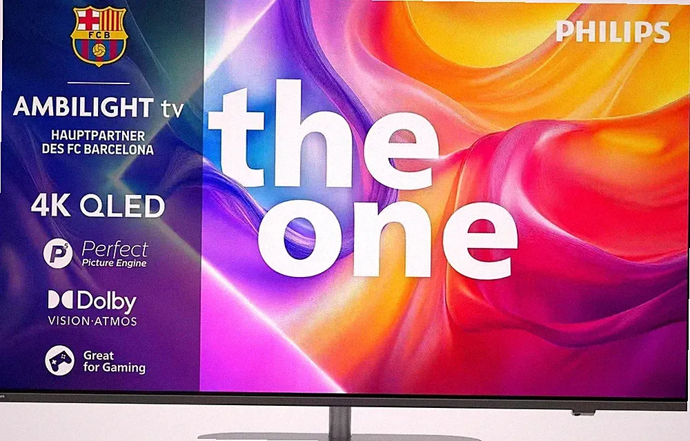 Philips Ambilight 43PUS9060/12 QLED TV 43 Zoll 4K Dolby Atmos 108 Cm