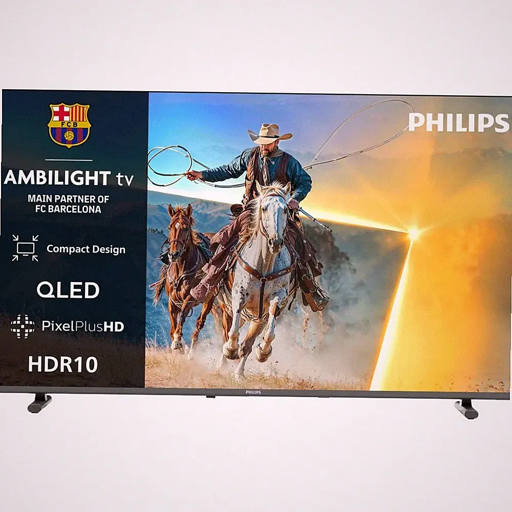 Philips Ambilight TV 32PQS6901/12 QLED TV 32 Zoll Fernseher Full-HD Schwarz