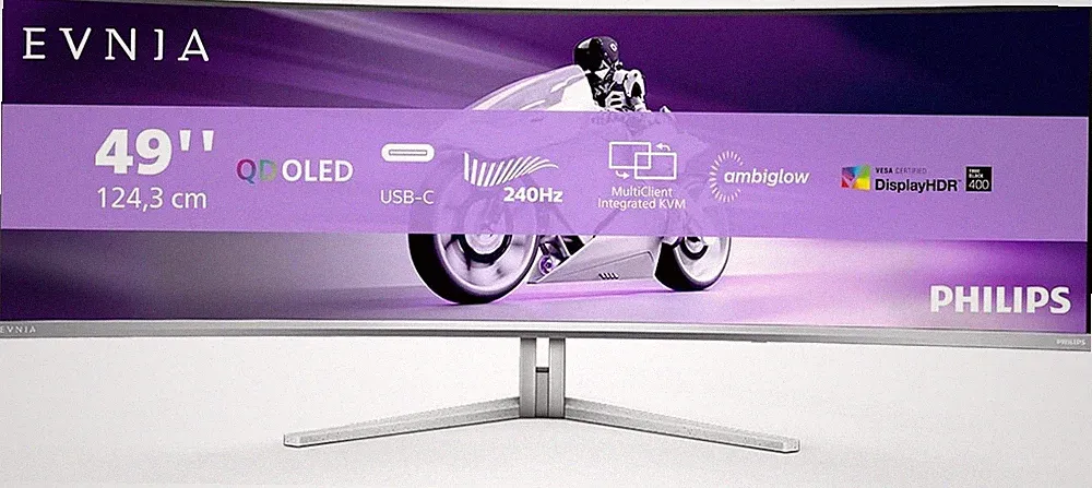 Philips Evnia 49M2C8900 49 Zoll DQHD QD-OLED Panel 32:9 240 Hz Cu GWNP-806