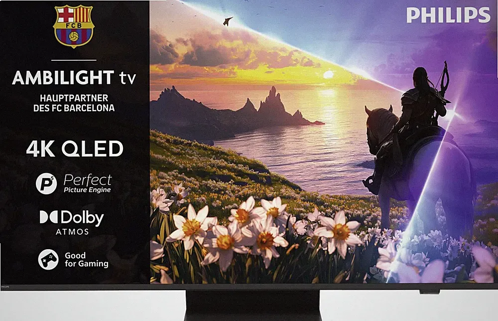 Philips LED smartTV 55PUS8600/12 55 Zoll Fernseher 4 K Ambilight 3 EEK F