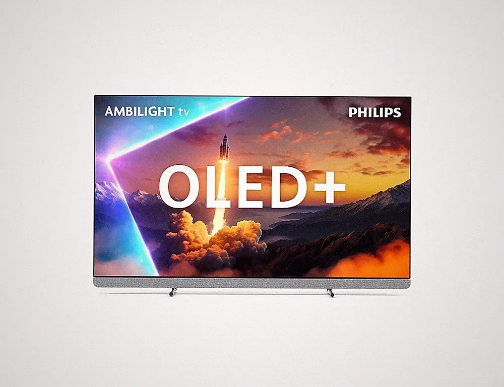 PHILIPS OLED+ Ambilight Fernseher 77 Zoll 4K UHD Smart TV 77OLED910/12 120 Hz