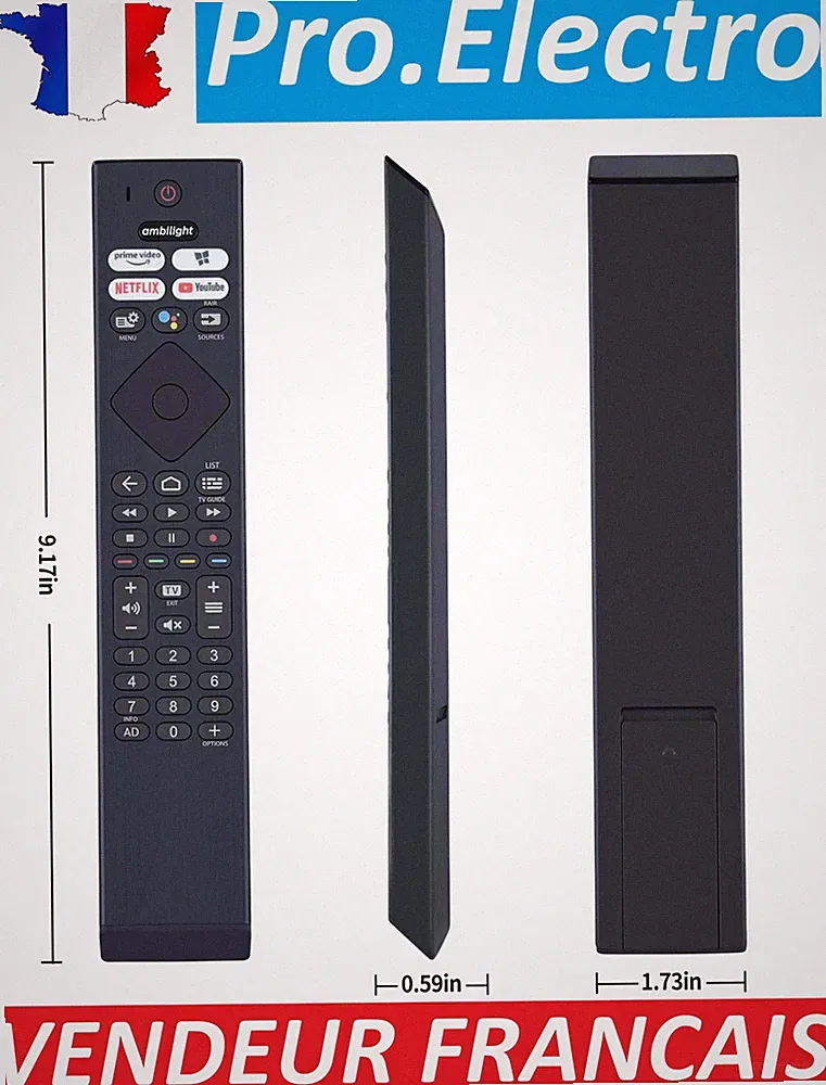 PHILIPS SRC-4526 TV Fernbedienung Remote Mit Ambilight Sprachsteuerung