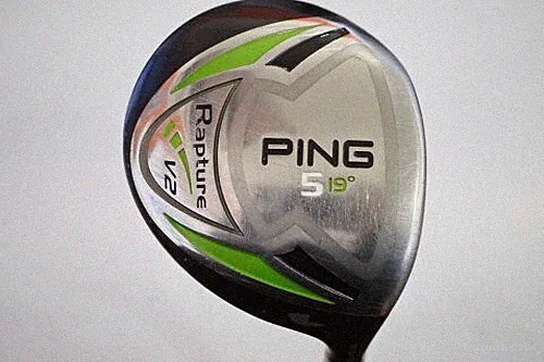 Ping Rapture V2 Fairwayholz 5W 19° ATTAS 7 S Flex 41,75 Zoll RH Golfschläger...
