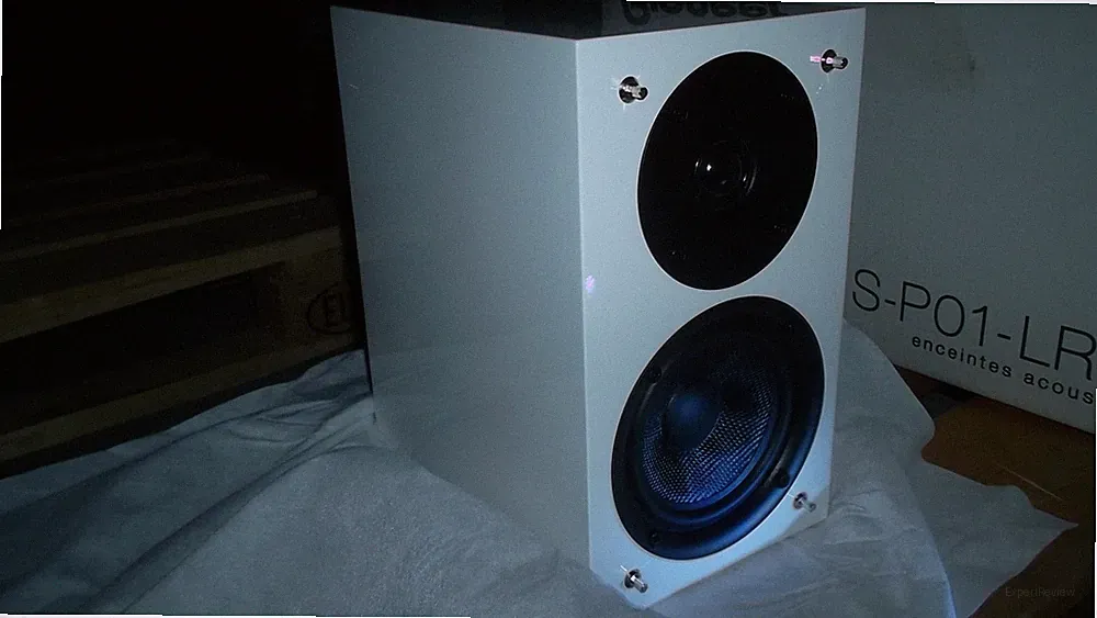 Pioneer S-P01-LR HiFi 2-Wege Speaker mit 2,5 cm Weichkalotten-Hochtöner Weiß