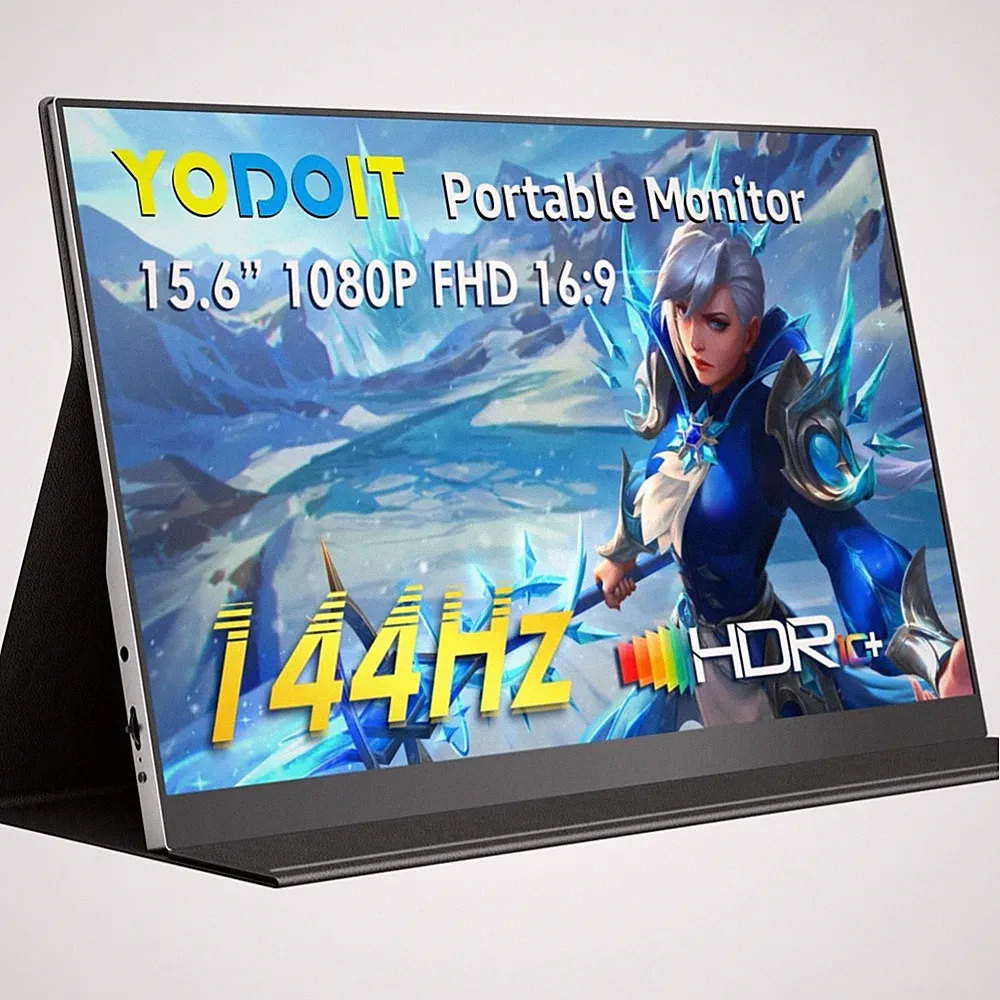 Portable Monitor 15,6 Zoll 144hz 1920x1080 FHD IPS USB HDMI Gaming Fernseher