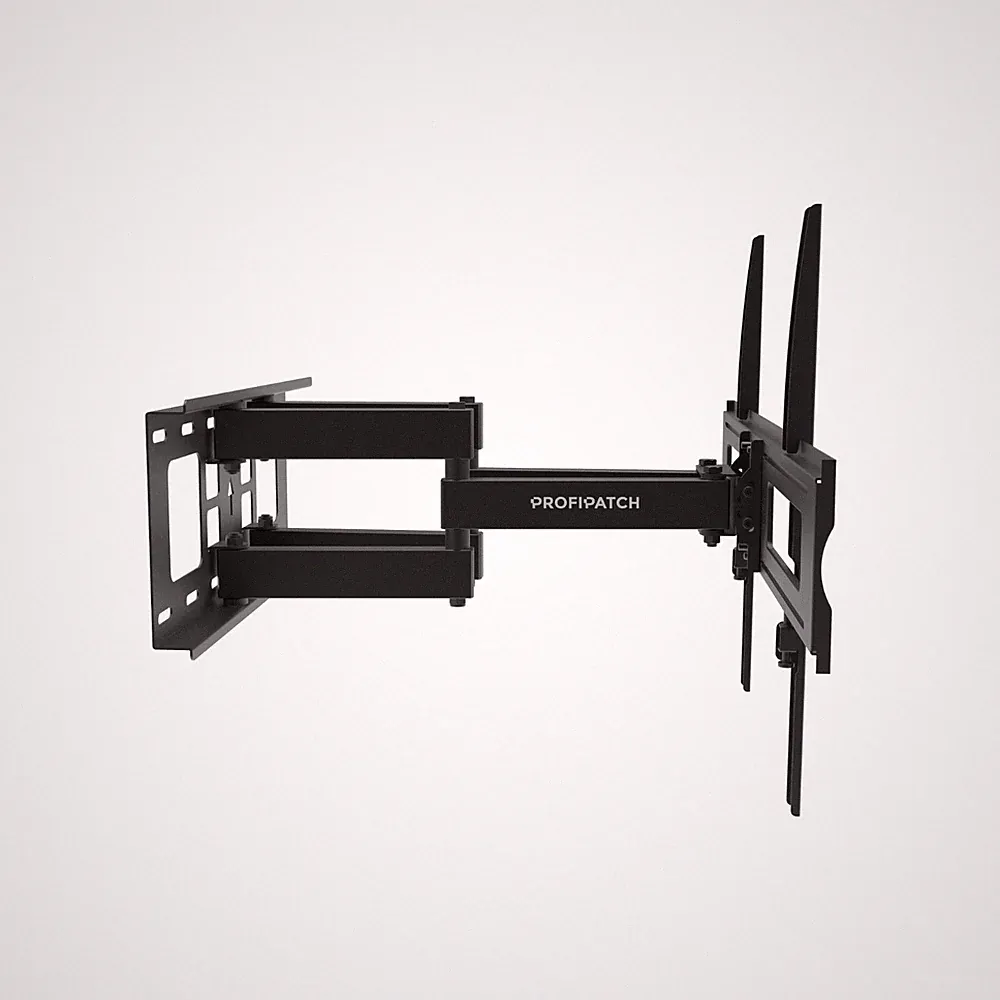 ProfiPatch TV Wandhalterung 37-75 Zoll schwenkbar & neigbar bis 60kg schwarz