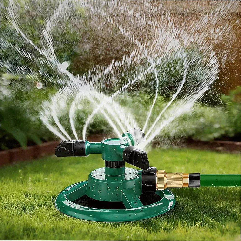 Rasensprenger 360 Grad Sprinkler Gartenregner Wassersprenger Wasser bewässerung