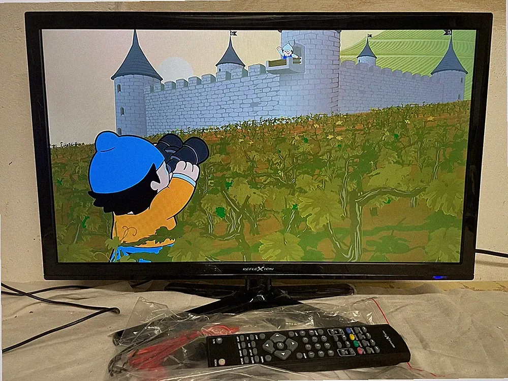 Reflexion 24 Zoll Full HD LED Fernseher,Camping usw.,12,240 Volt,LED24