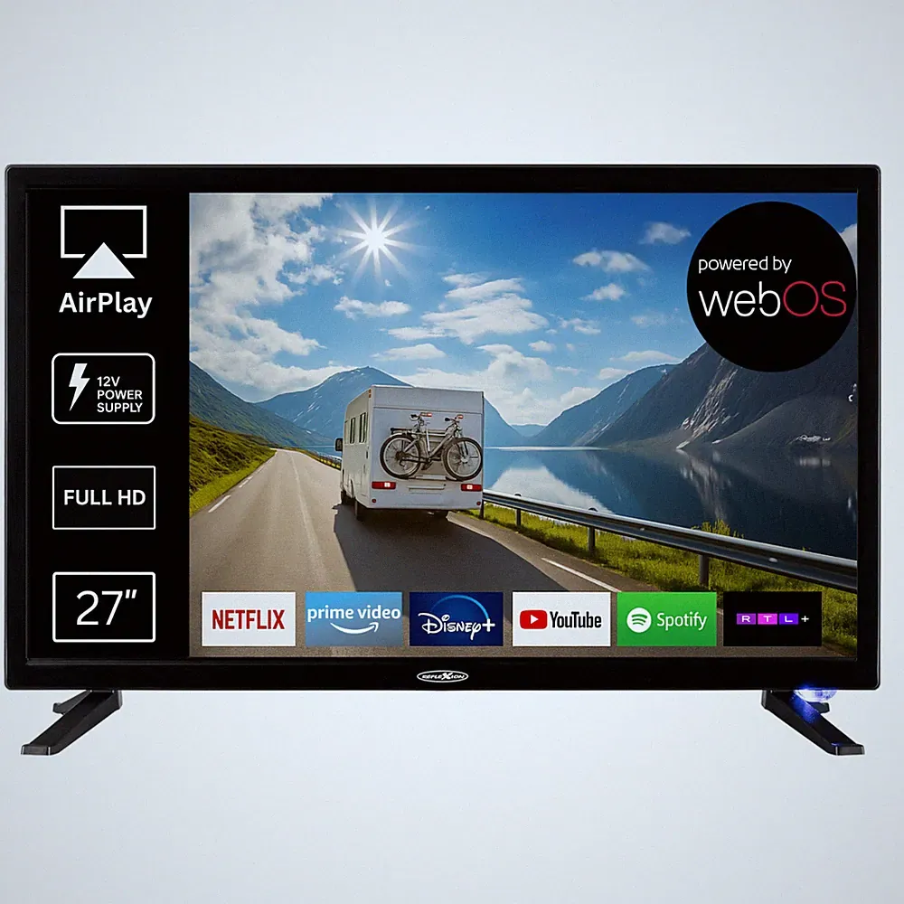 REFLEXION LDD27IBT 27 Zoll Smart TV (webOS), 12/230 Volt, Wohnmobil, Caravan