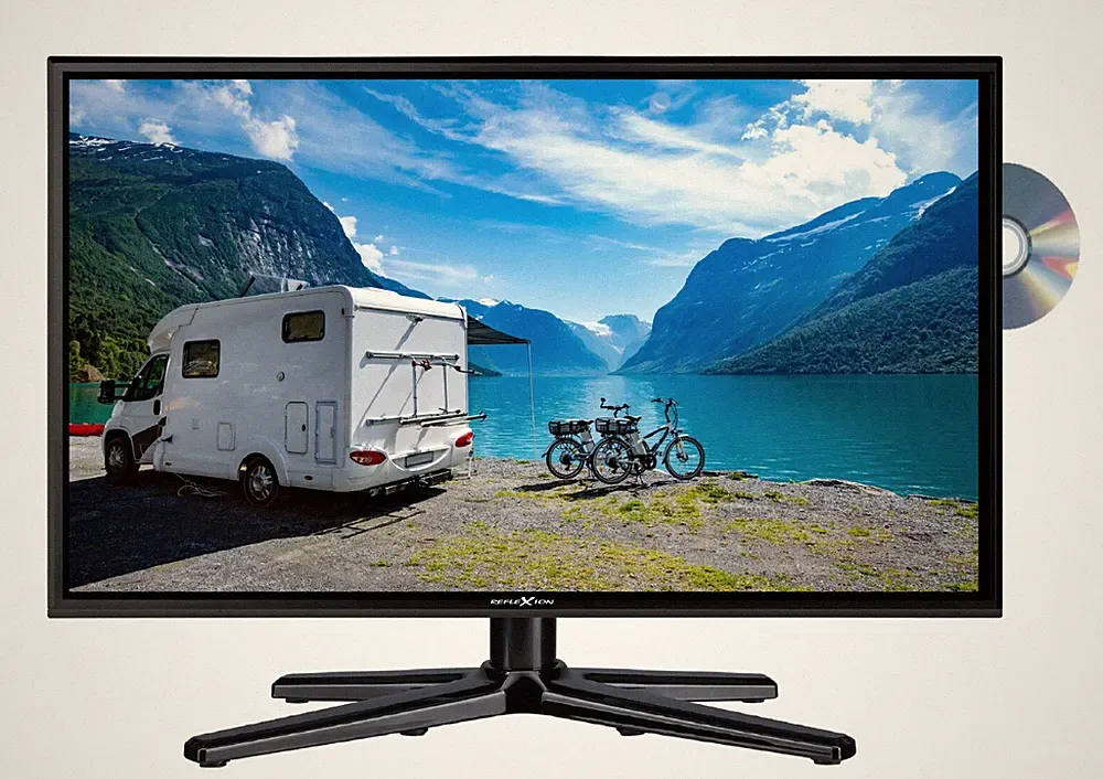 Reflexion LDDW19i Smart LED TV mit DVD & DVB-S2/C/T2 HD Tuner für 12/24/230V