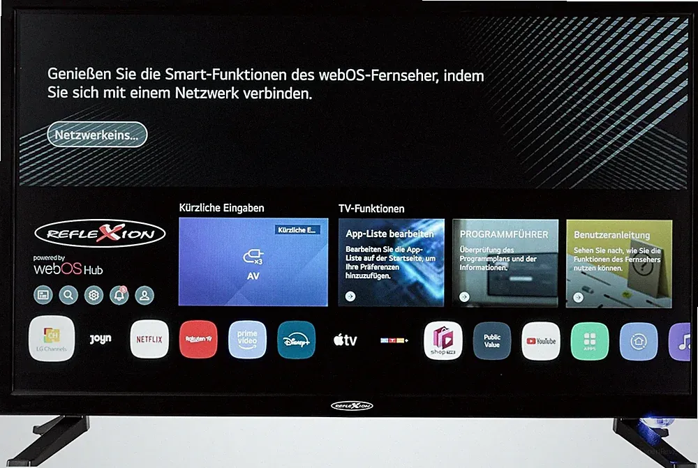 Reflexion LDDW27iBT Smart -TV (Bluetooth) DVD-Player, DVB-S2, DVB-C, DVB-T2 HD
