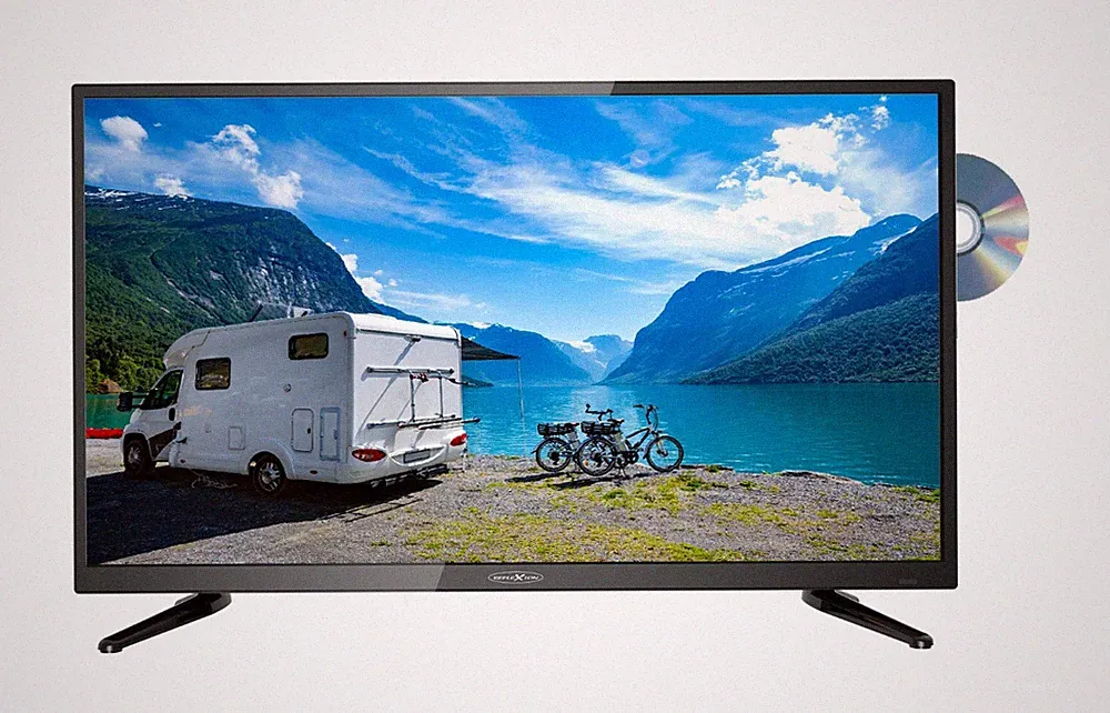 Reflexion LDDW40i Smart LED-TV mit DVB-S2, DVB-C/T2 HD Tuner, DVD, 12/24/230V