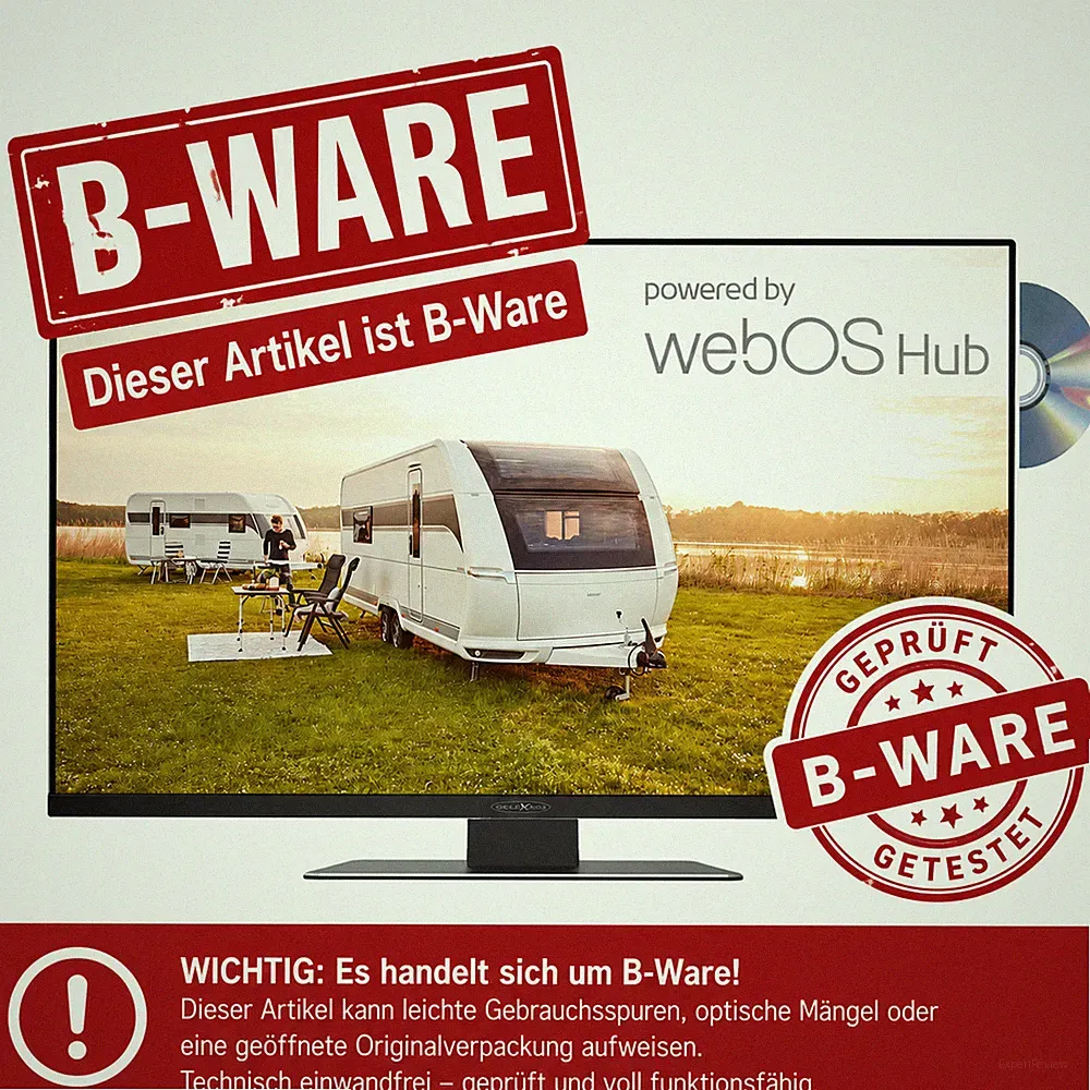 REFLEXION LDDX27IBT black 27 Zoll Smart TV (webOS), 12/24/230 Volt, Wohnmobil