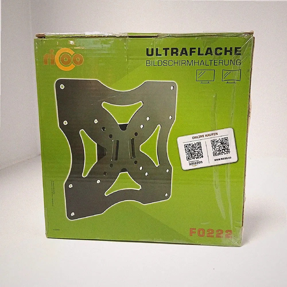 RICOO TV Wandhalterung Fernseher Halterung Ultra Slim Flach Design flexibel robu
