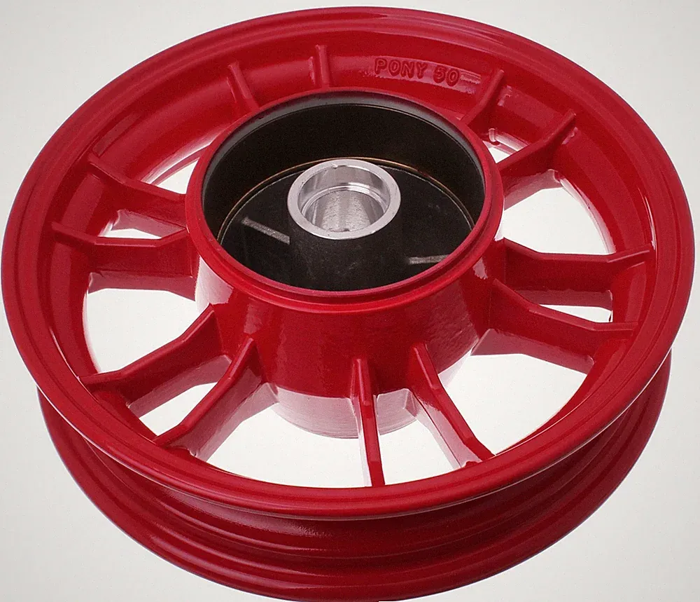 Rot Felge Vorne Hinten 9 x 1,75 Zoll Alufelge Rad für ROMET MOTORYNKA PONY M1 M2