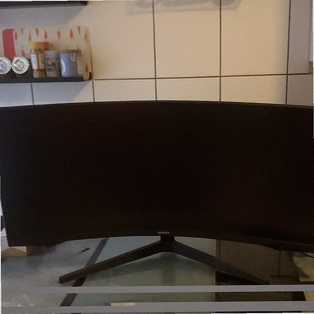 Samsung 24 Zoll Curved Computer-Monitor schwarz mit Standfuß