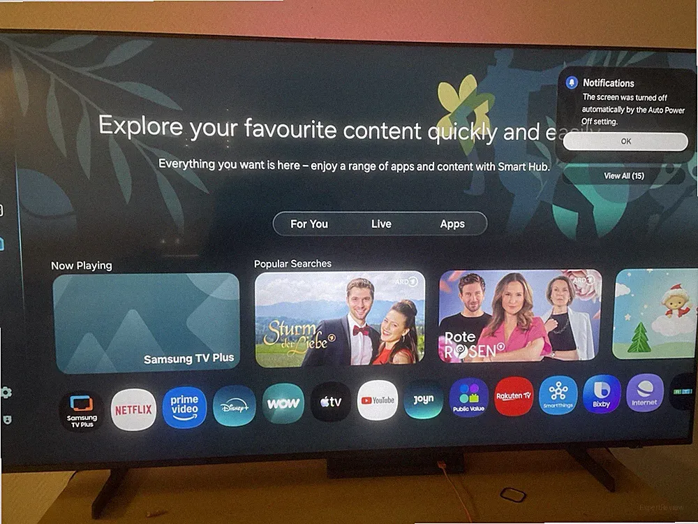 Samsung 65 Zoll QLED Smart TV 4K GU65U7099FU WLAN Bluetooth Flachbildschirm