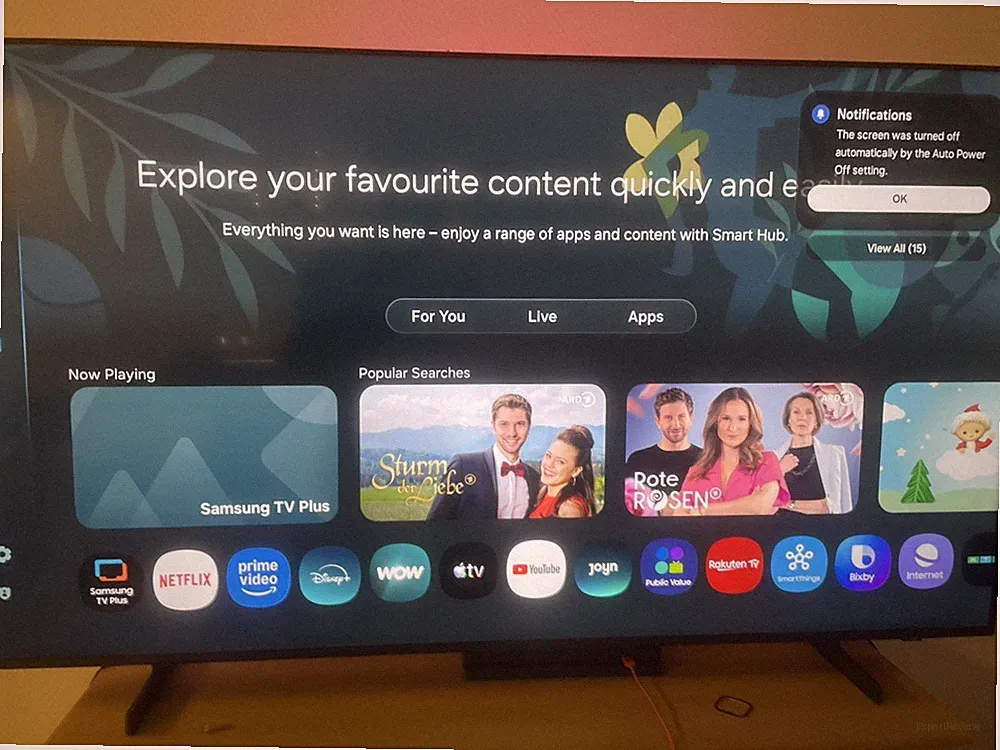 Samsung 65 Zoll QLED Smart TV 4K GU65U7099FU WLAN Bluetooth Flachbildschirm