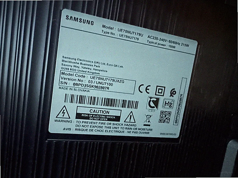 Samsung 75 Zoll UHD 4K Fernseher