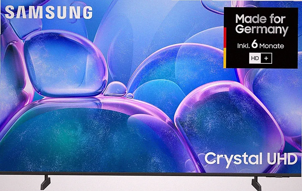 Samsung Crystal UHD 4K U7099F 43 Zoll (108 cm) LED Fernseher, Optimiert für Fuss