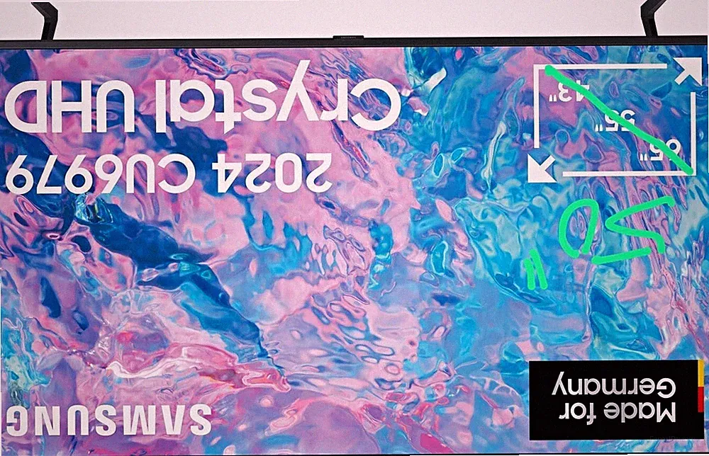 Samsung Crystal UHD CU6979 50 Zoll LED 4K (2160p) Fernseher Schwarz 2024