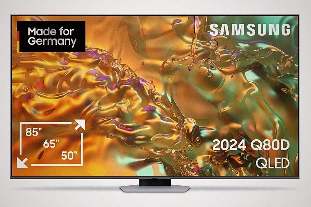 Samsung Fernseher GQ65Q80DATXZG 65 Zoll 4K Ultra HD QLED TV