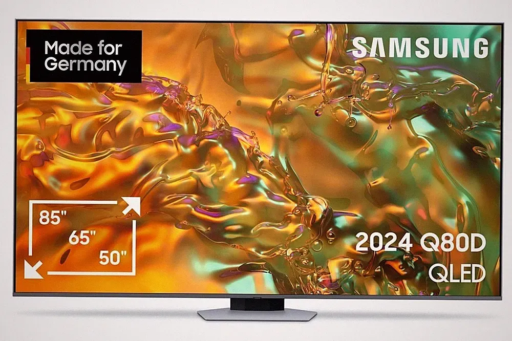 Samsung Fernseher GQ65Q80DATXZG 65 Zoll 4K Ultra HD QLED TV