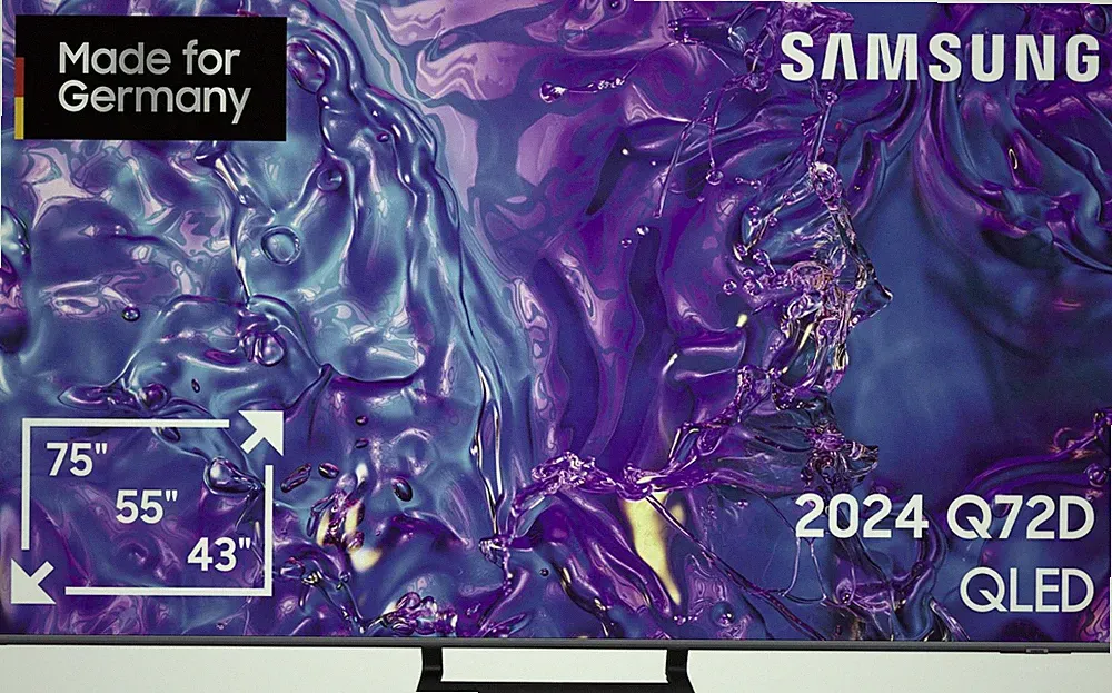 Samsung Fernseher LED Smart TV GQ75Q72DATXZG 75 Zoll 4K UHD B Ware
