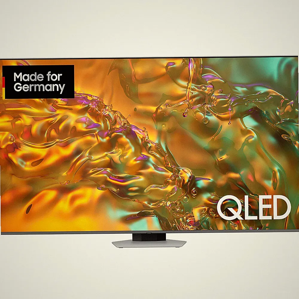 Samsung GQ-85Q80D, QLED-Fernseher, 214 cm (85 Zoll), UHD, silber