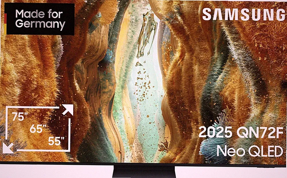 Samsung GQ55QN72FATXZG Schwarz 55 Zoll (139 cm) Smart-TV 4K UltraHD 100Hz