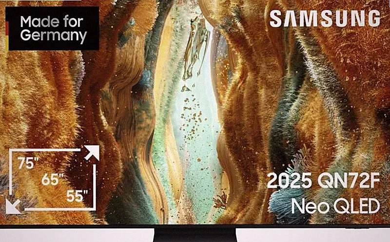 Samsung GQ55QN72FATXZG Schwarz LED-Fernseher, 55 Zoll, 4K Ultra HD Neo QLED